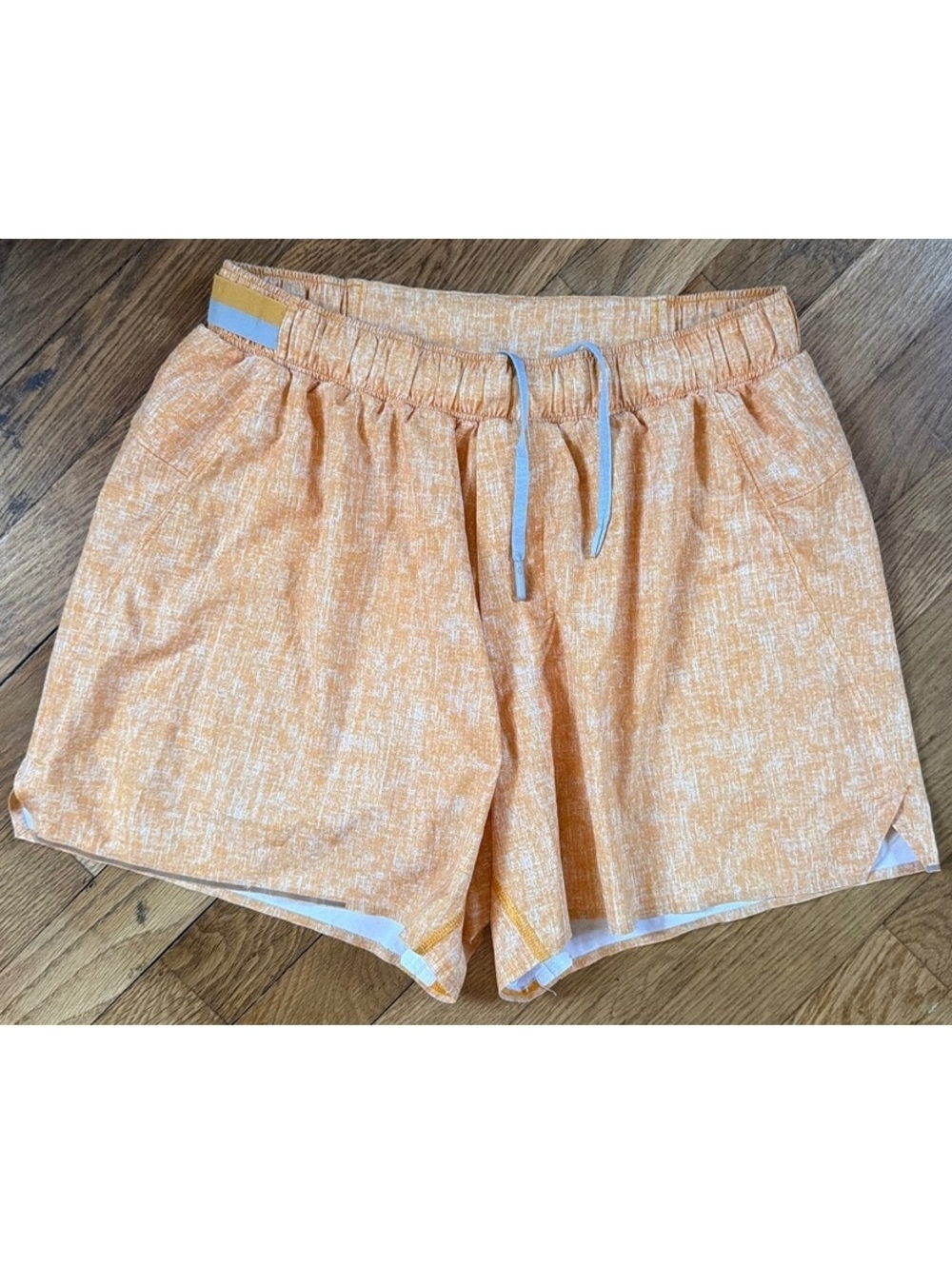 Medium - Men - Lululemon Orange Athletic Shorts